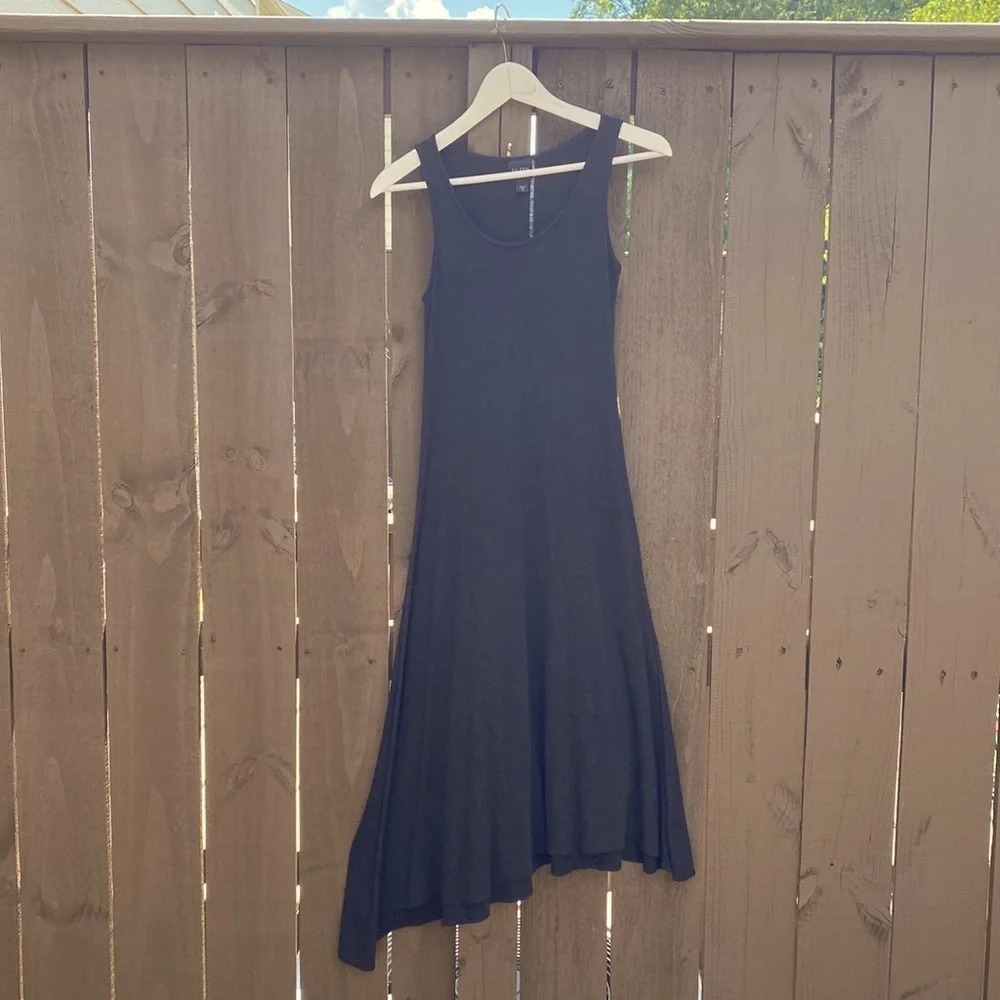 EILEEN FISHER Viscose-Jersey Asymmetrical Tank Dress